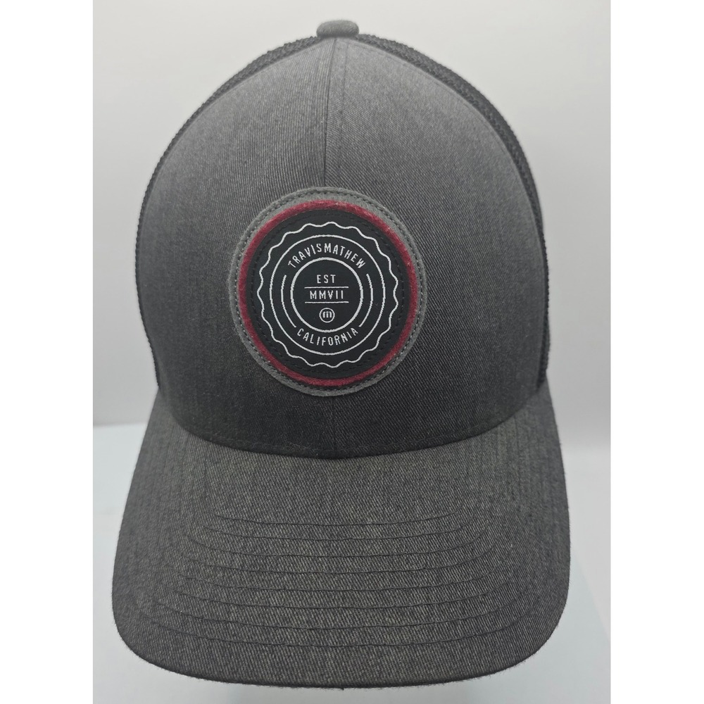 Travis Mathew Mesh Trucker Hat 110 One Ten Flexfit Tech‎ Snapback Golf Cap